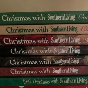 Christmas with Southern Living hardbound cookbooks
